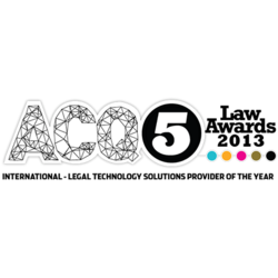 ACQ Law Awards 2013 en la categoría de Proveedor de soluciones tecnológicas jurídicas del año