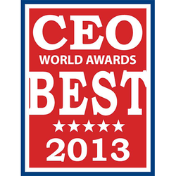 CEO World Award 2013 en la categoría de Nuevos productos, actualizaciones e innovaciones